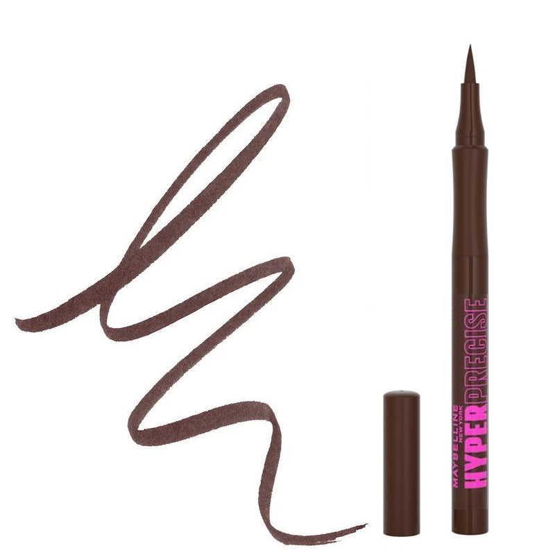 3x Maybelline Hyper Precise All Day Liquid Eye liner 710 Forest Brown