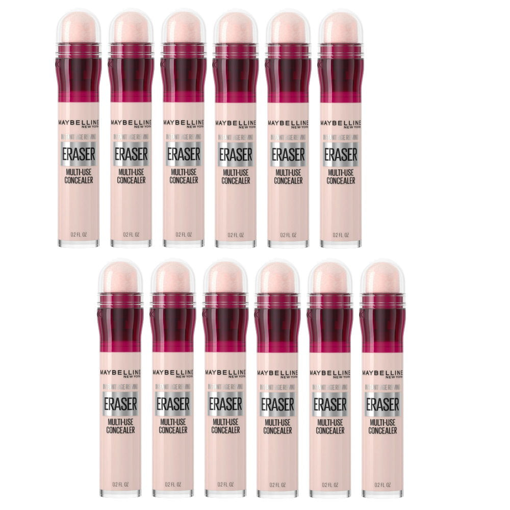 12x Maybelline Instant Age Rewind Eraser Multi-Use Concealer 6ml 120 Light