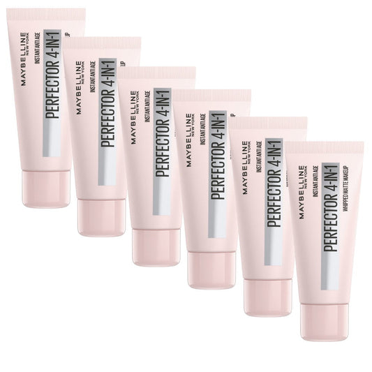 6x Maybelline Instant Age Rewind Instant Perfector 4 In 1 Matte Makeup 30ml Fair Light