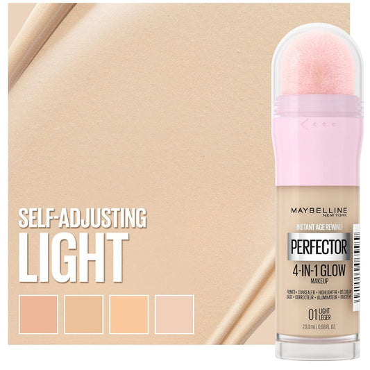 Maybelline Instant Anti Age Perfector 4 in 1 Glow Makeup 20ml 01 Light