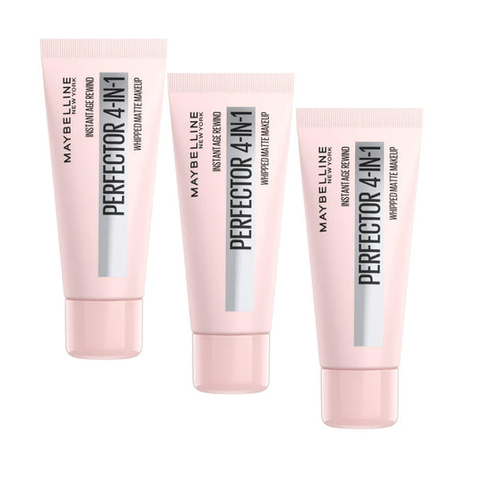 3x Maybelline Instant Anti Age Perfector 4 in 1 Whipped Matte Makeup 04 Medium Deep