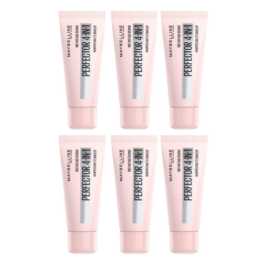 6x Maybelline Instant Anti Age Perfector 4 in 1 Whipped Matte Makeup 04 Medium Deep