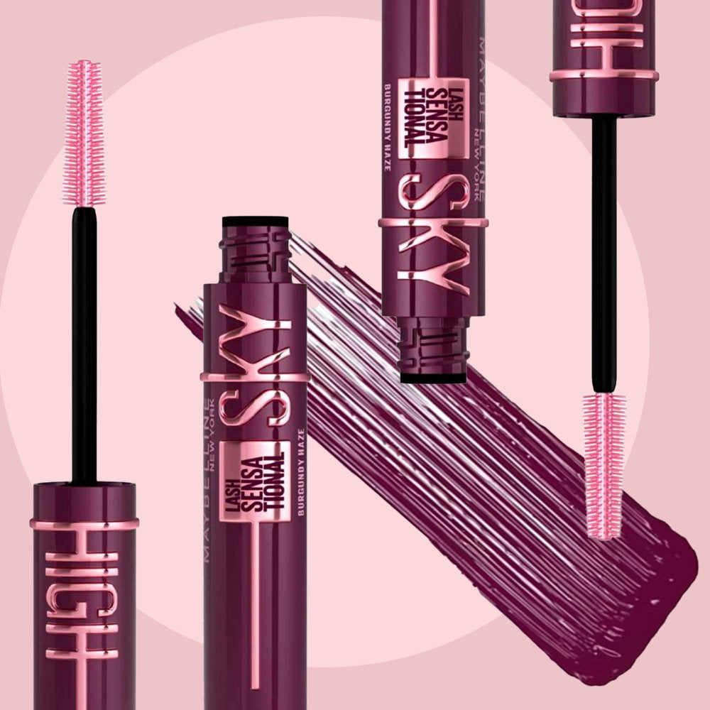 3x Maybelline Lash Sensational Sky High Mascara 793 7.2ml Burgundy Haze