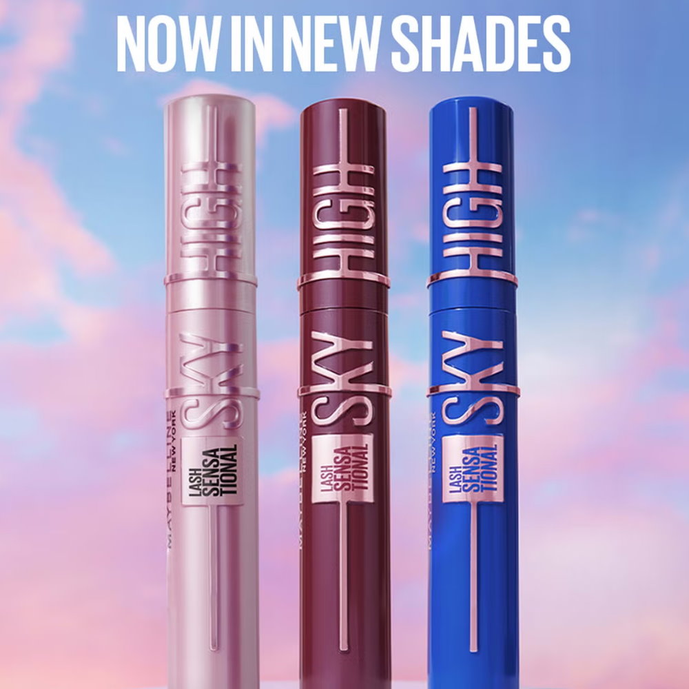 6x Maybelline Lash Sensational Sky High Mascara 7.2ml 797 Blue Mist