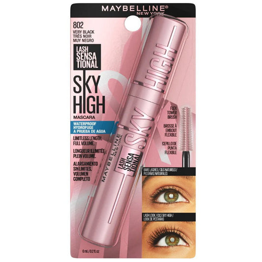 Maybelline Lash Sensational Sky High Waterproof Mascara 802 Very Black