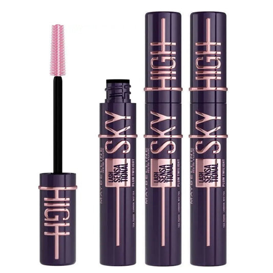 3x Maybelline Lash Sensational Sky High Mascara Plum Twilight