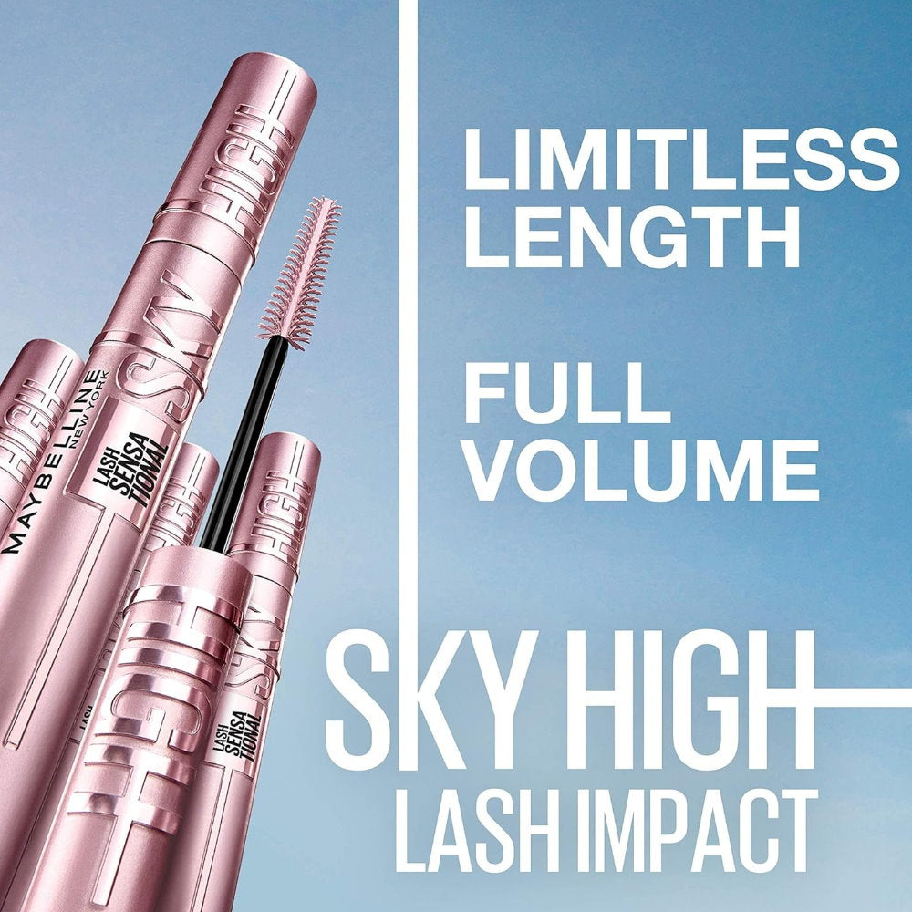 9x Maybelline Lash Sensational Sky High Washable Mascara 7.2ml 01 Very Black