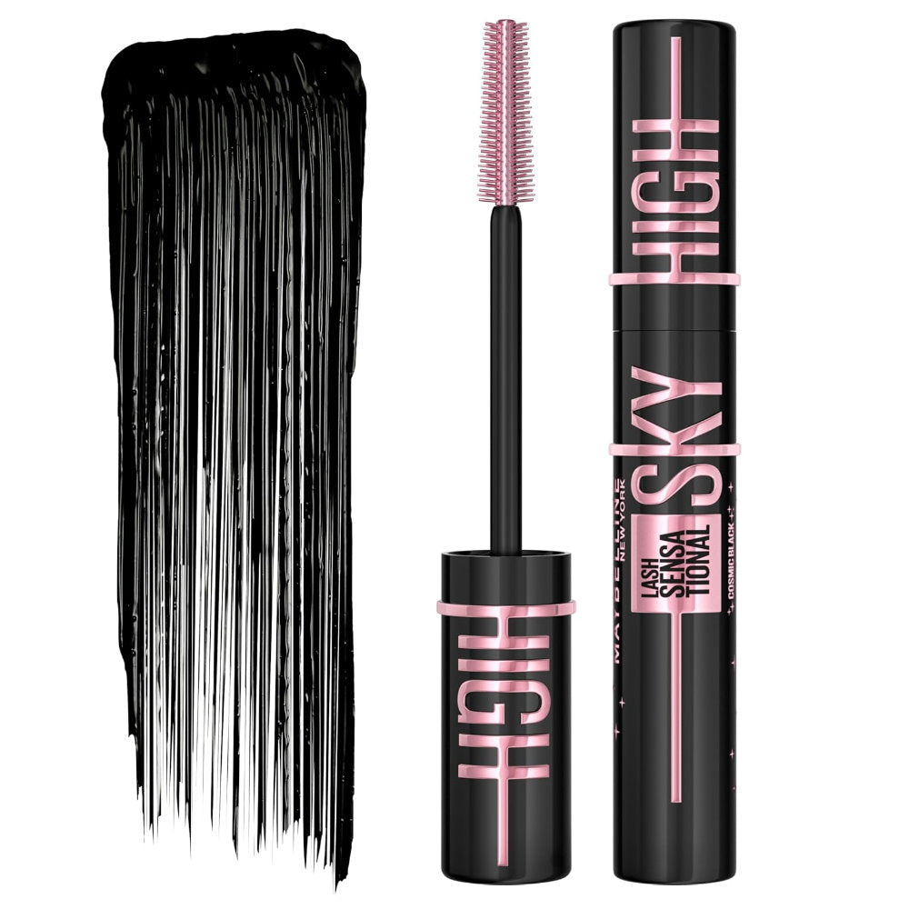 3x Maybelline Lash Sensational Sky High Washable Mascara 7.2ml Cosmic Black