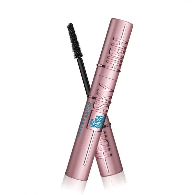 6x Maybelline Lash Sensational Sky High Waterproof Mascara 802 Very Black (carded)