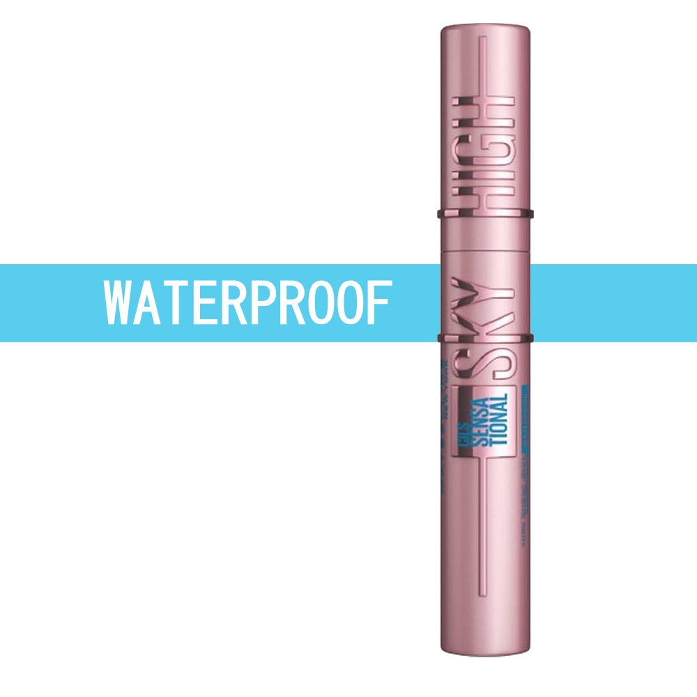 3x Maybelline Lash Sensational Sky High Waterproof Mascara 802 Very Black (carded)