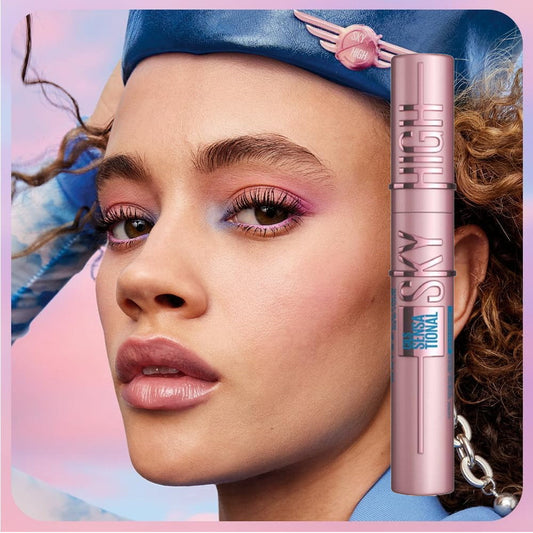 6x Maybelline Lash Sensational Sky High Waterproof Mascara - 01 Very Black