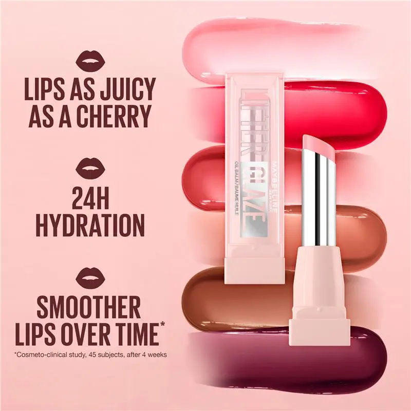 3x Maybelline Lifter Glaze Lip Balm 008 Acai Glaze