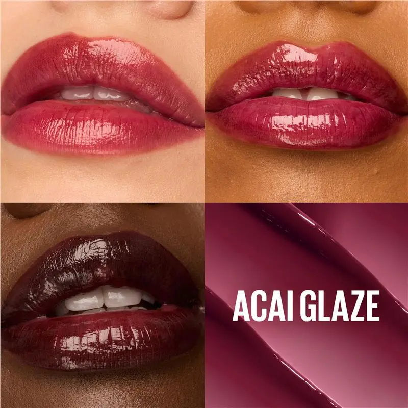 3x Maybelline Lifter Glaze Lip Balm 008 Acai Glaze