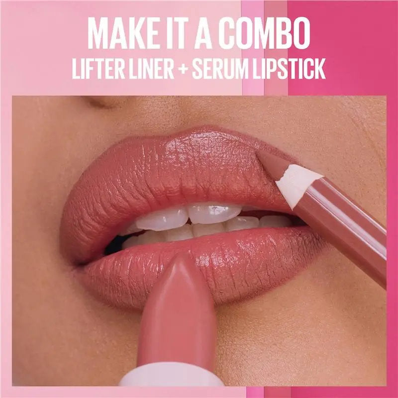 3x Maybelline Moisturising Serum Lipstick 102 Out Til 4 Satin