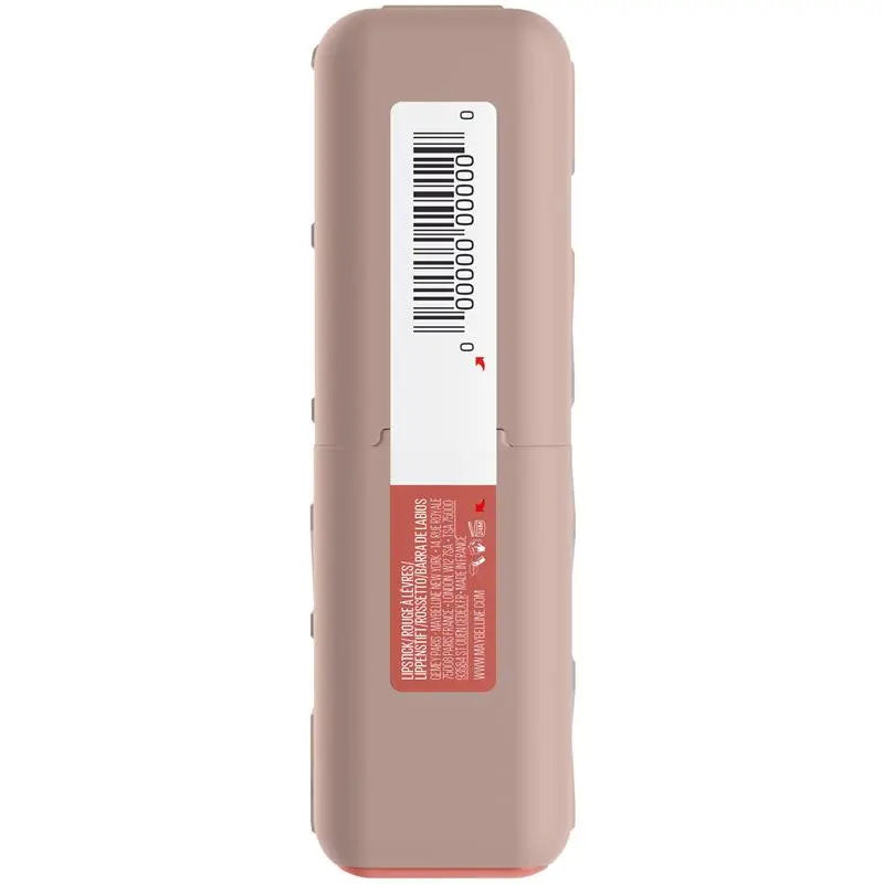 3x Maybelline Moisturising Serum Lipstick 001 Crop Top Matte