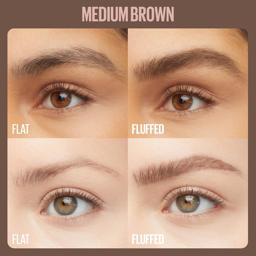 12x Maybelline Superfluff Brow Mousse 257 Medium Brown