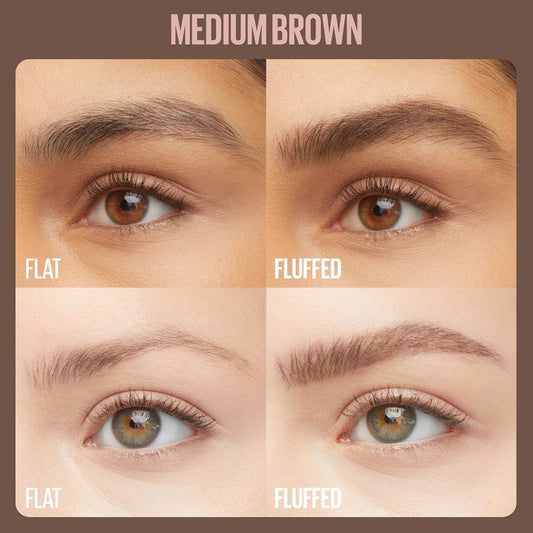12x Maybelline Superfluff Brow Mousse 257 Medium Brown