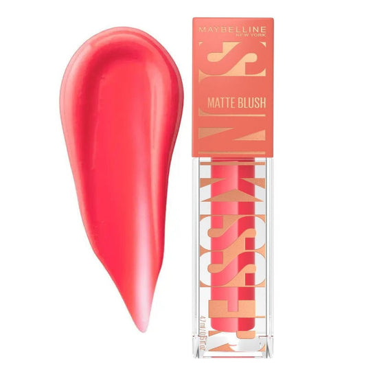 Maybelline Matte Blush with pink blush and packaging on a white background - Discover why The Makeup Australia Group is the capital of cosmetics in Australia.
