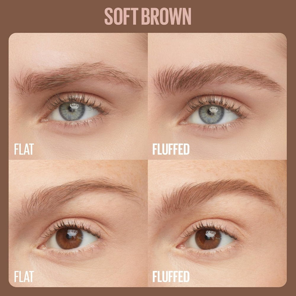 6x Maybelline Superfluff Brow Mousse 255 Soft Brown