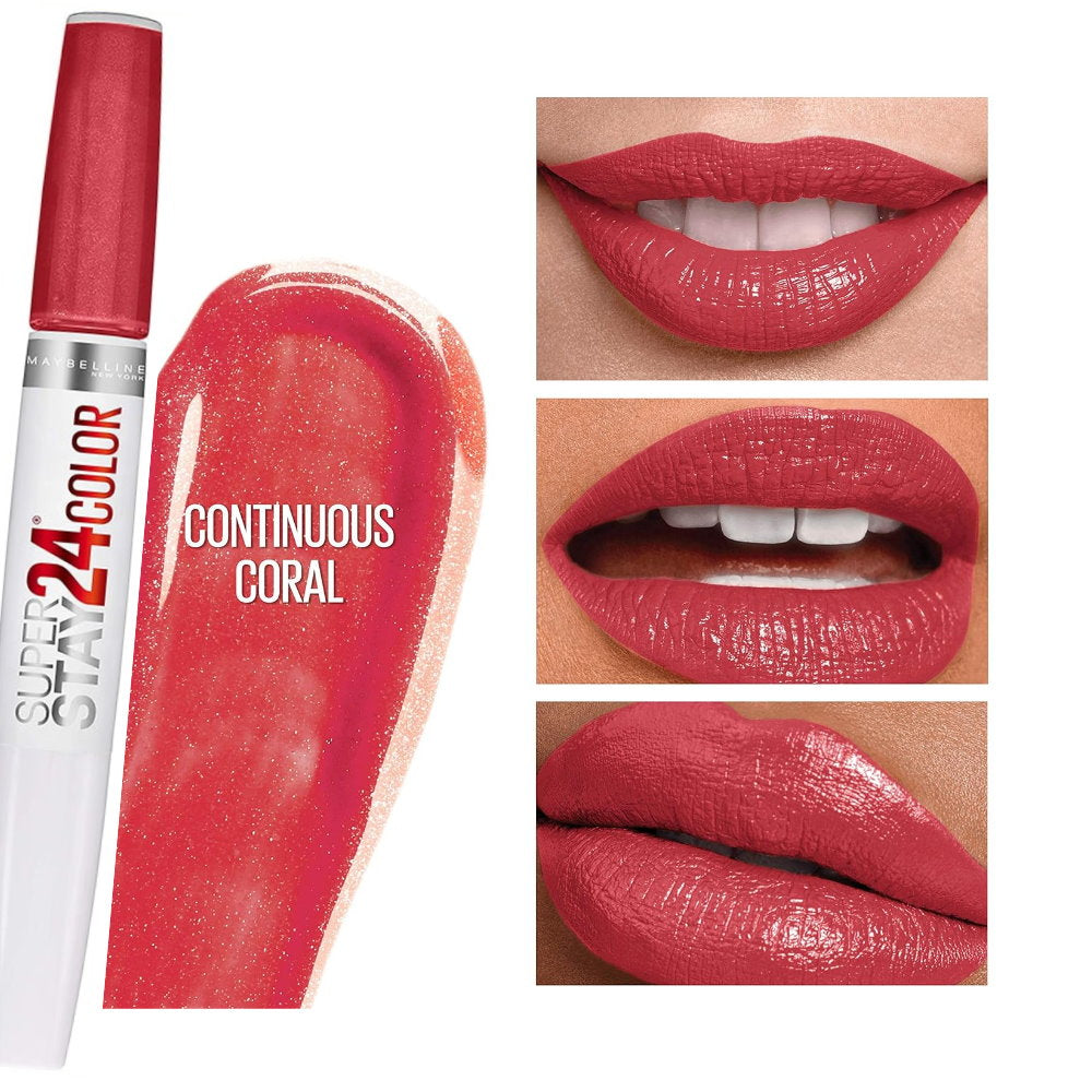 Maybelline Superstay 24 Hour Colour 2 Step Lipstick 020 Continuous Coral