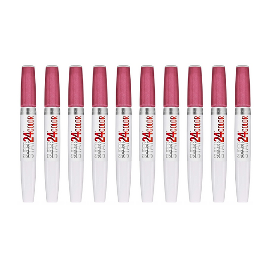 10pk Maybelline Superstay 24 Hour Colour 2 Step Lipstick 105 Blush On - Makeup Australia Buy Now