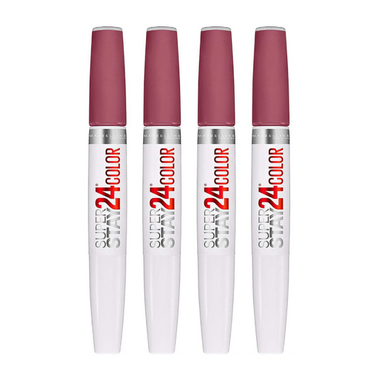 4x Maybelline Superstay 24 Hour Colour 2 Step Lipstick 300 Frosted Mauve