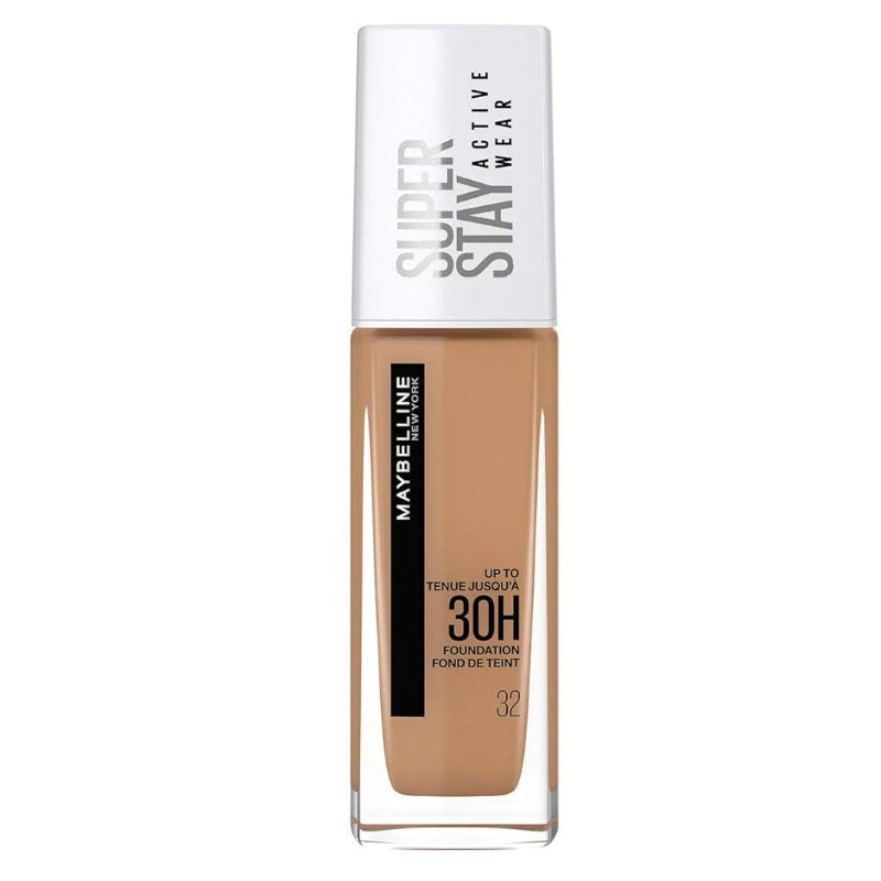 3x Maybelline Superstay Active Wear Foundation 32 Golden Dore
