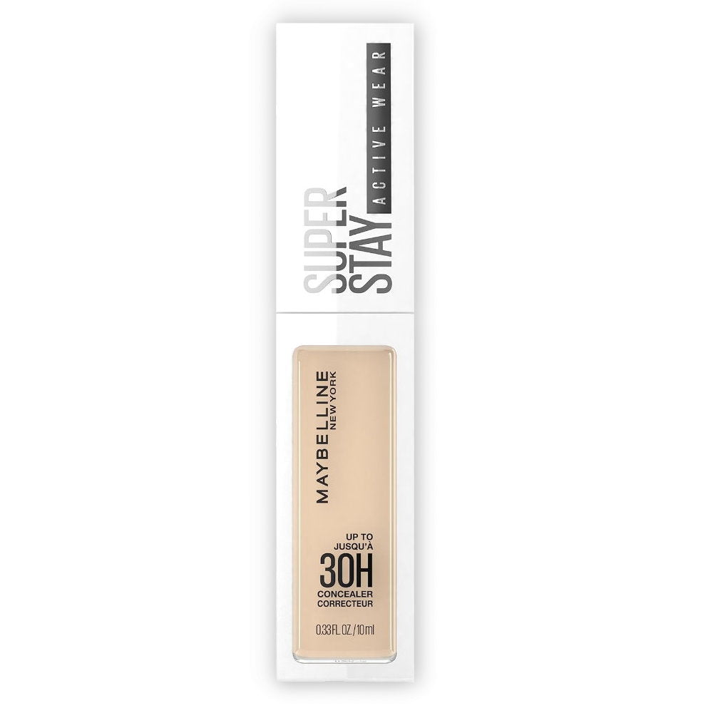 2x Maybelline Superstay Activewear 30 Hour Concealer 10ml 20 Sand