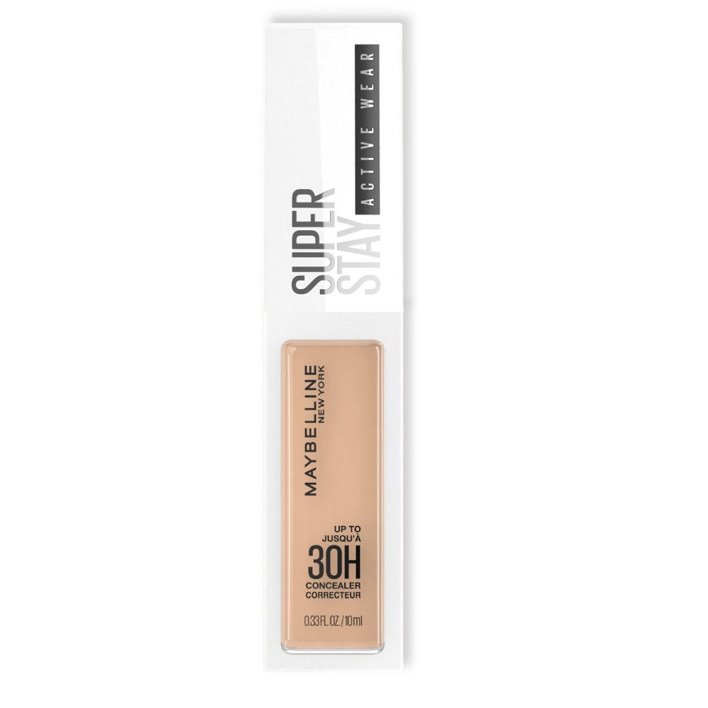 4x Maybelline Superstay Activewear 30 Hour Concealer 10ml 20 Sand