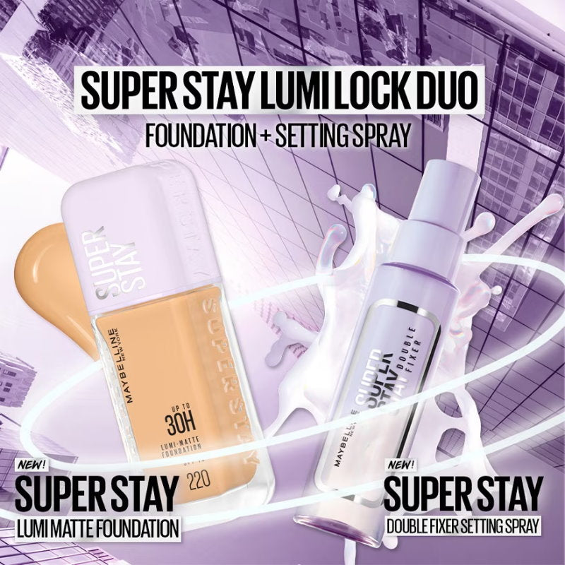 6x Maybelline Superstay Double Fixer Spray 55ml