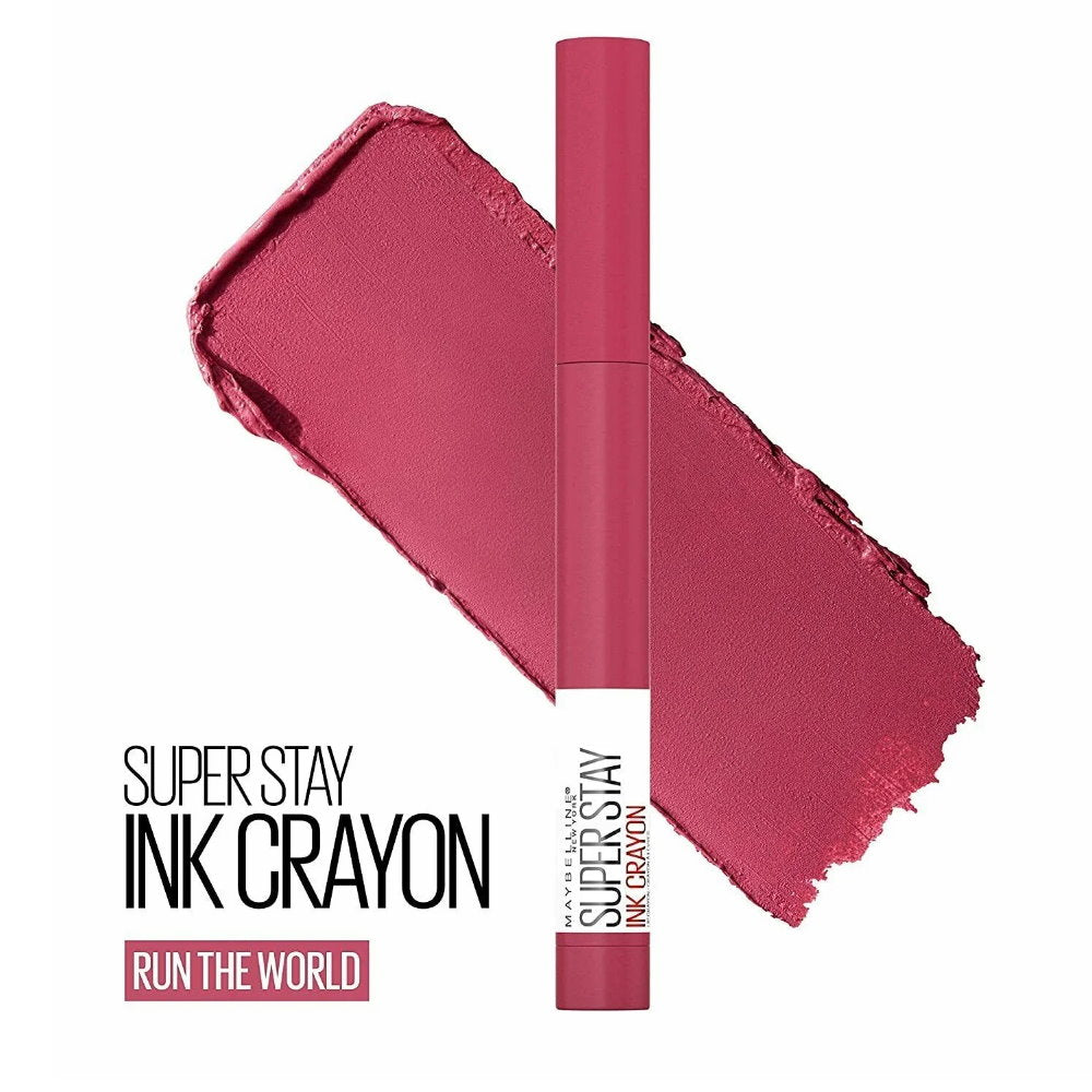 3x Maybelline Superstay Ink Crayon Lipstick 1.2g 80 Run The World