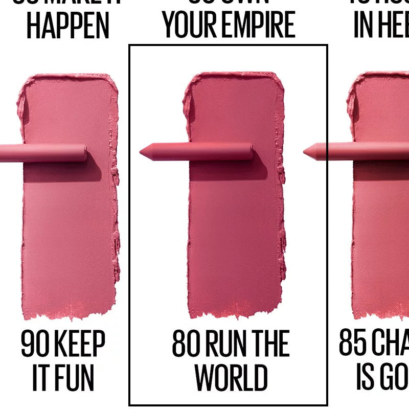 12x Maybelline Superstay Ink Crayon Lipstick 1.2g 80 Run The World