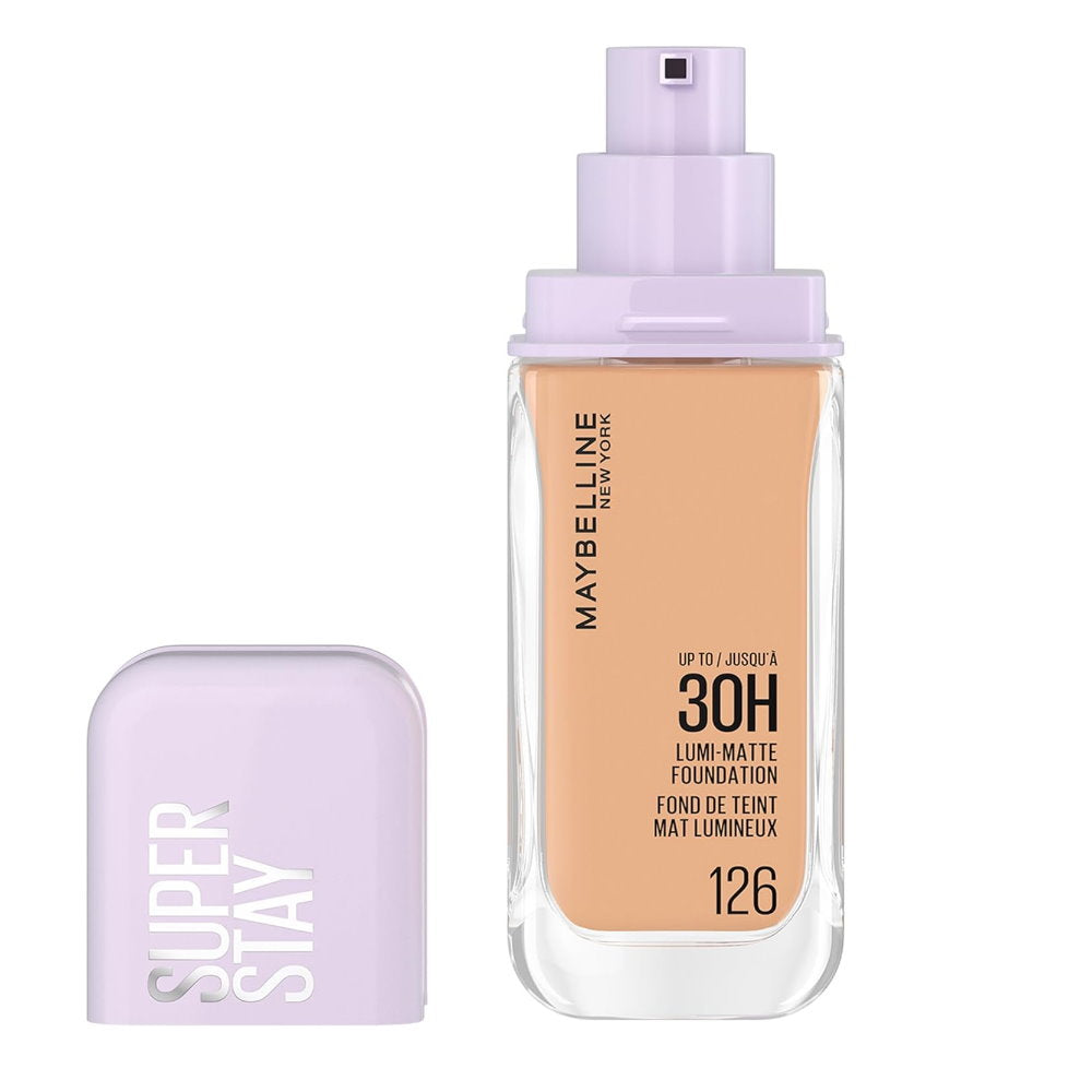 3x Maybelline Superstay Lumi Matte Foundation 35ml 126