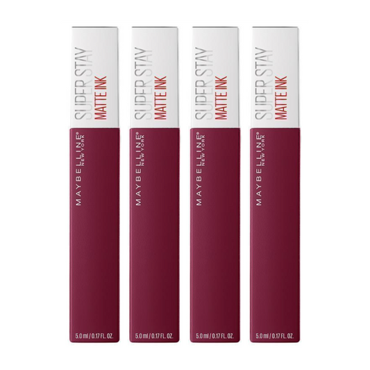 4x Maybelline Superstay Matte Ink City Lip Colour 5ml 115 Founder