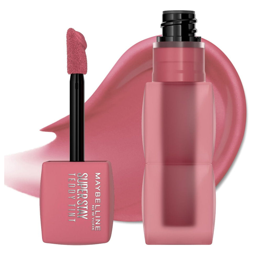 3x Maybelline Superstay Teddy Tint Creamy Matte Lip Tint 5ml 55 Knee High