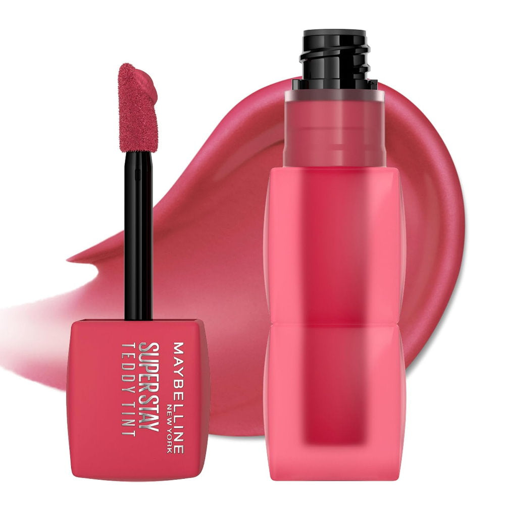 3x Maybelline Superstay Teddy Tint Lipstick 5ml 60 Cool Grunge