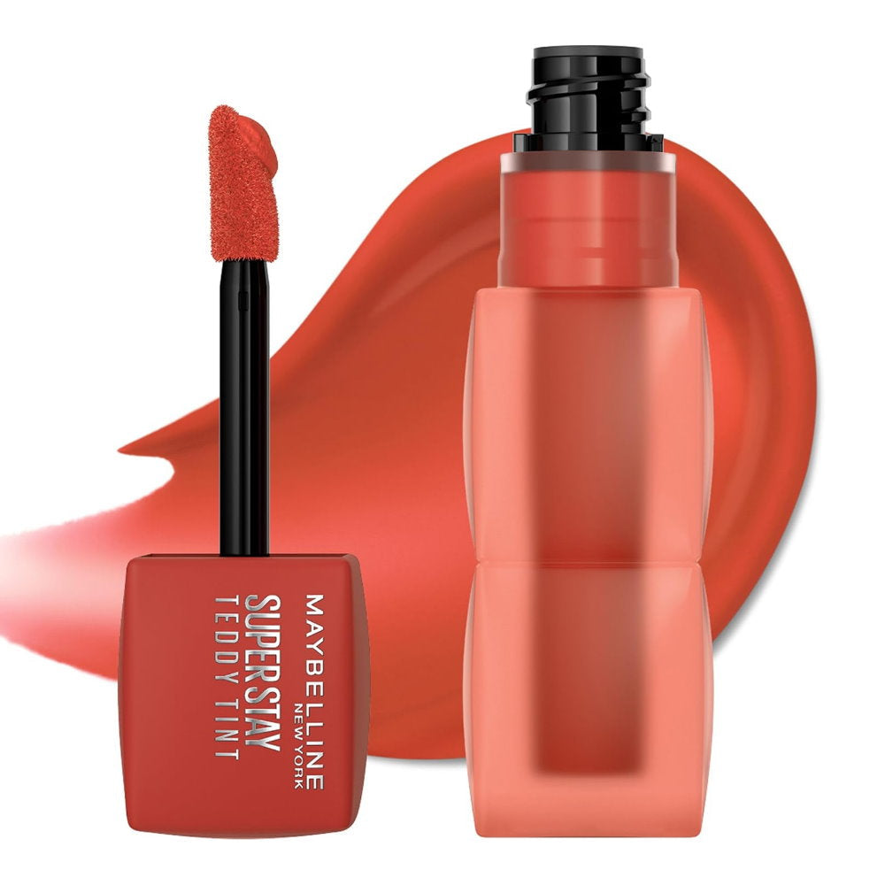 3x Maybelline Superstay Teddy Tint Lipstick 5ml 75 Latte To Go