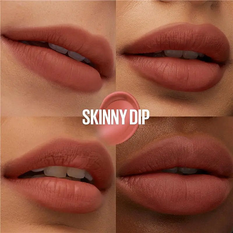 Maybelline Superstay Teddy Tint Lipstick 5ml 15 Skinny Dip