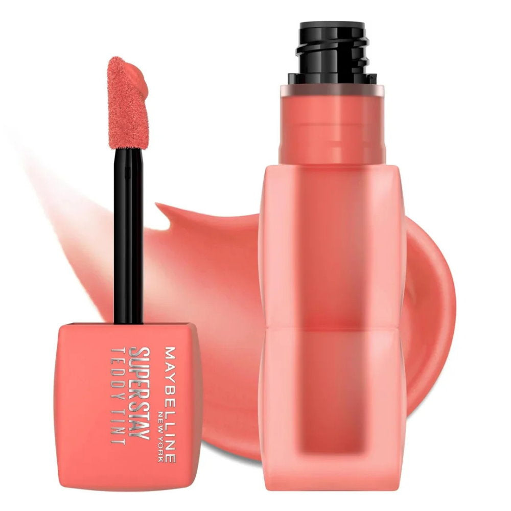 6x Maybelline Superstay Teddy Tint Creamy Matte Lip Tint 5ml 25 Baby Tee