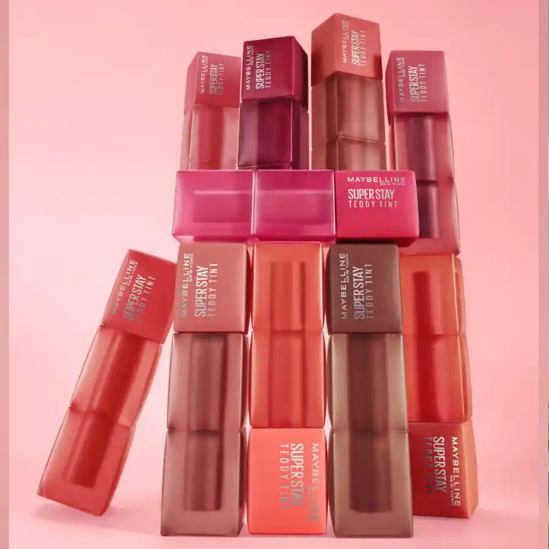 6x Maybelline Superstay Teddy Tint Creamy Matte Lip Tint 5ml 30 Coquettish