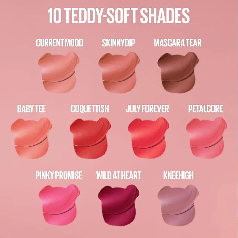 3x Maybelline Superstay Teddy Tint Creamy Matte Lip Tint 5ml 30 Coquettish