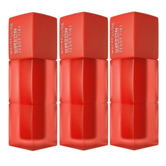 3x Maybelline Superstay Teddy Tint Lipstick 5ml 70 The A+
