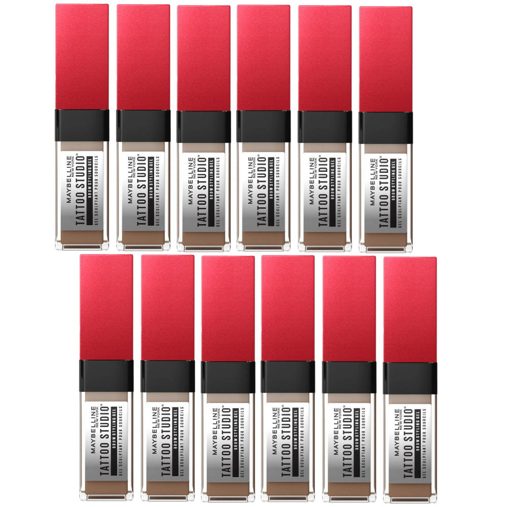 12x Maybelline Tattoo Brow 3 Day 6ml 250 Blonde