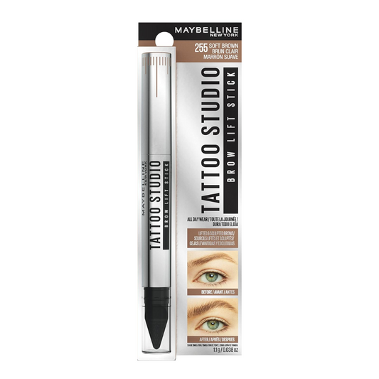 Maybelline Tattoo Brow Lift Stick Eyebrow Pen 255 Soft Brown (carded)