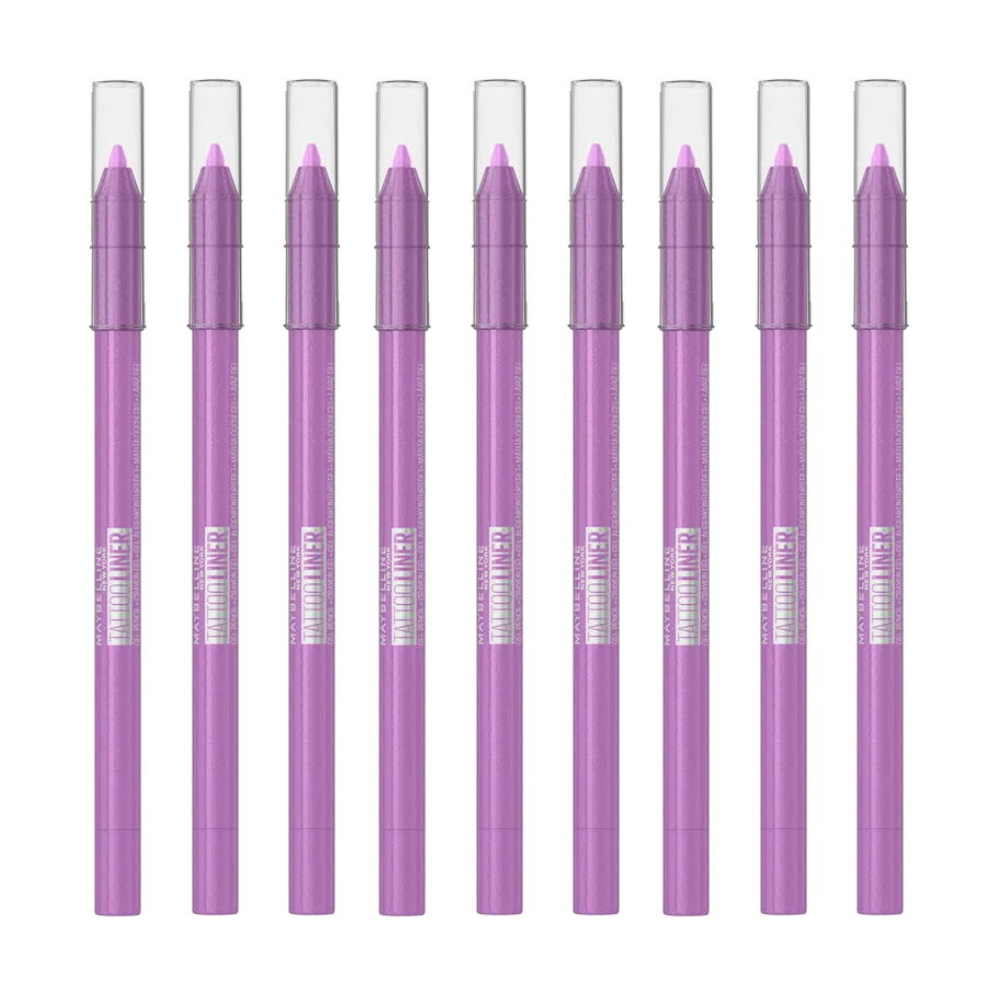 9x Maybelline Tattoo Gel Pencil Eyeliner 1.3g 812 Lavender Lights