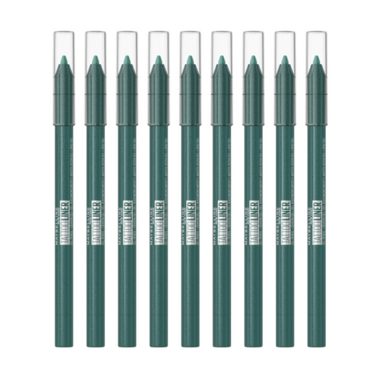 9x Maybelline Tattoo Gel Pencil Eyeliner 815 Tealtini - Makeup in Australia Online