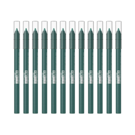 12x Maybelline Tattoo Gel Pencil Eyeliner 1.3g 815 Tealtini