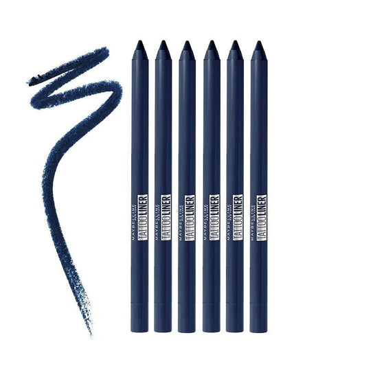 6x Maybelline Tattoo Gel Pencil Eyeliner 1.3g 920 Striking Navy