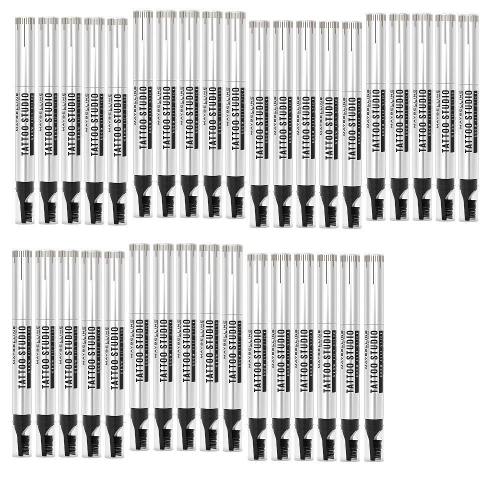 36x Maybelline Tattoo Studio Brow Lift Eyebrow Pen 1.1g 260 Deep Brown