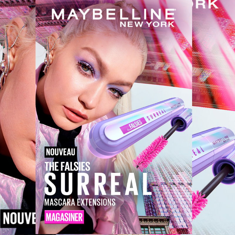 Maybelline The Falsies Surreal Extensions Mascara - 01 Very Black Washable (carded)